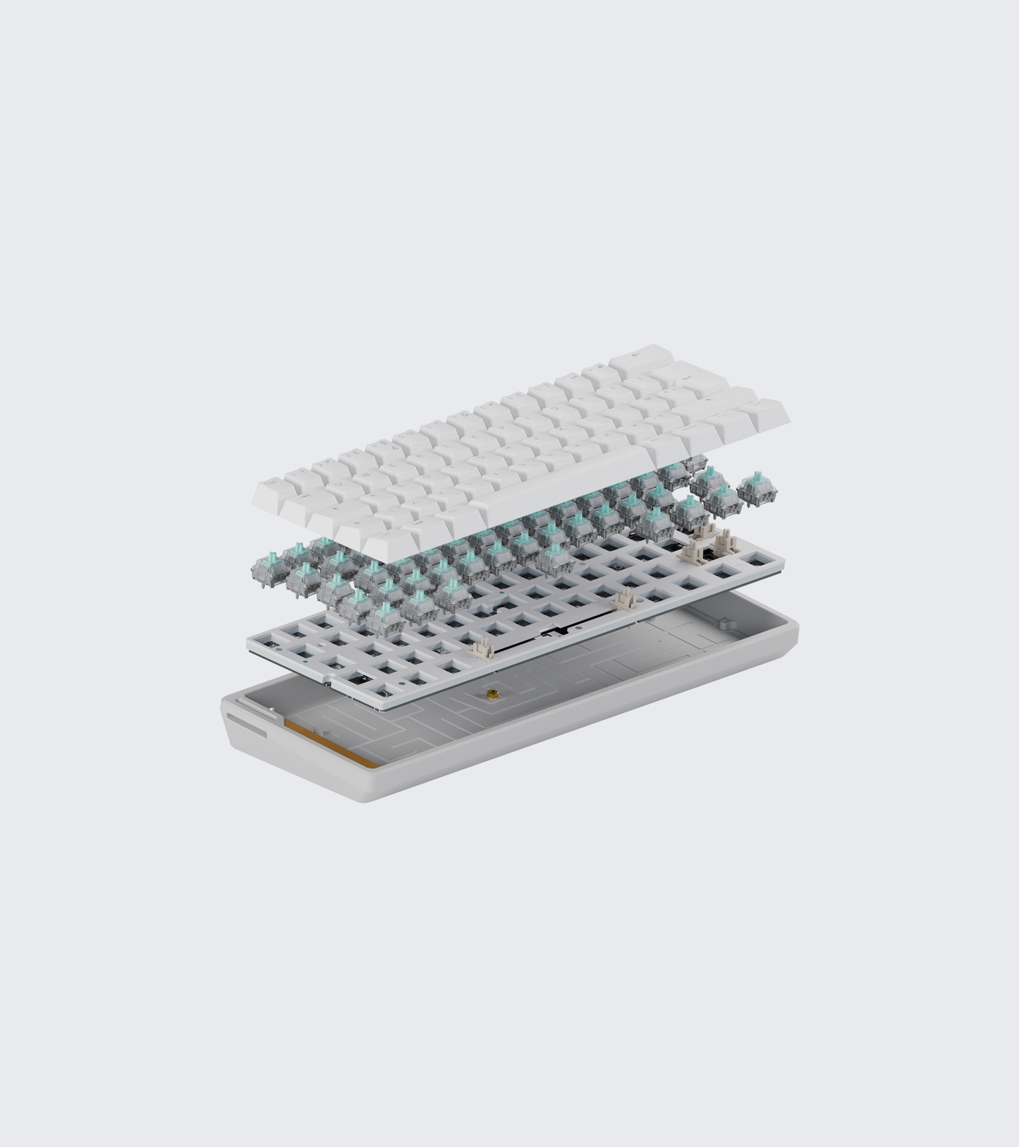 Wooting 60HE+ Module - Off White Build