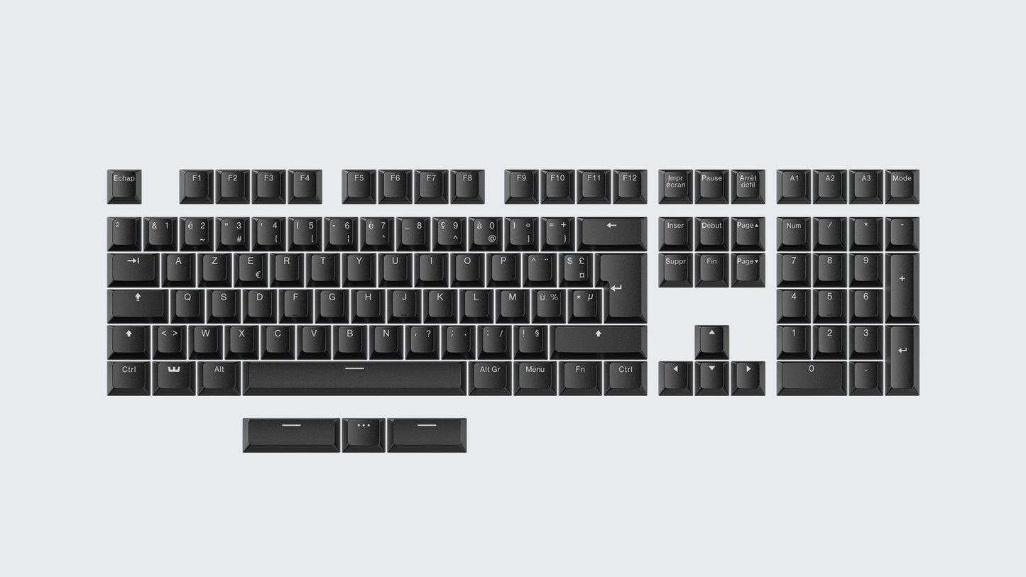 Wooting Double Shot Backlit PBT Keycap Set (Split Spacebar Included)