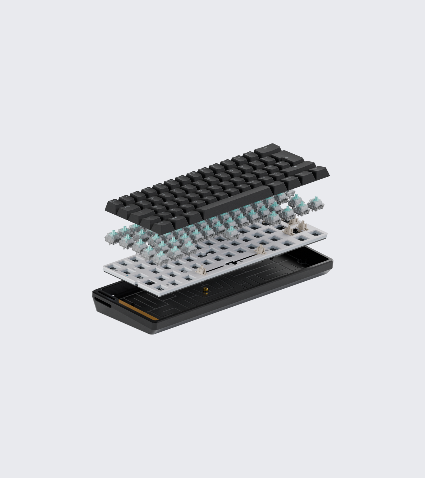 Wooting 60HE+ Module - Pure Black Build